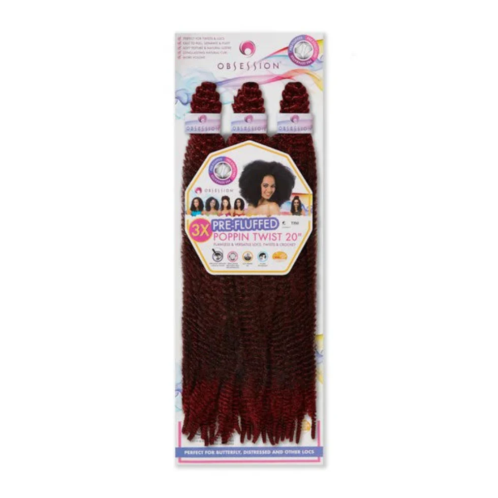 Obsession Poppin Twist 3x20" | Synthetic Braiding Hair Extensions - Image 7