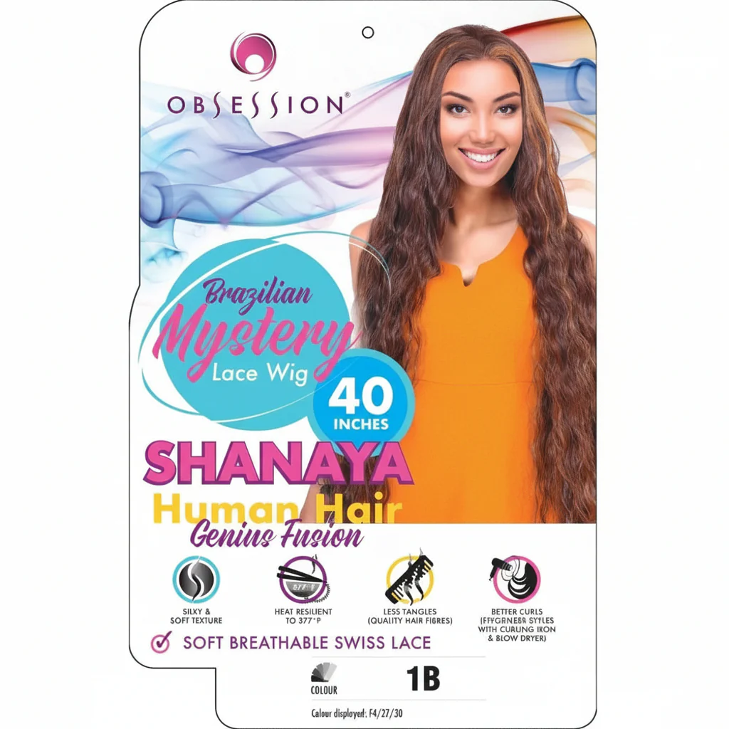 Obsession Brazilian Fusion Human Hair Lace Wig - SHANAYA 40 - Image 2