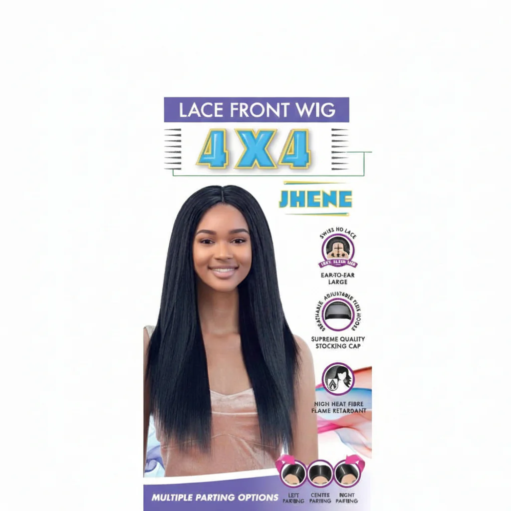 Obsession Synthetic Swiss HD 4x4 Lace Front Free Part Straight Hair Wig - JHENE