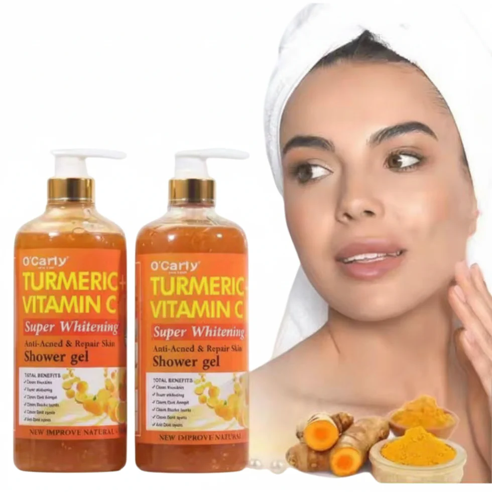 O'Carly Turmeric Vitamin C Shower Gel 250ml | Brightening Body Wash - Image 2