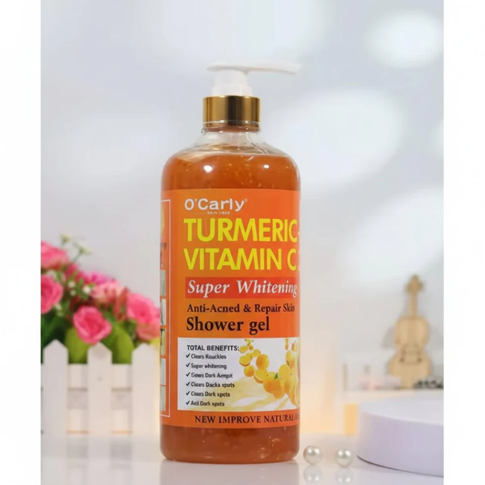 O'Carly Turmeric Vitamin C Shower Gel 250ml | Brightening Body Wash - Image 4