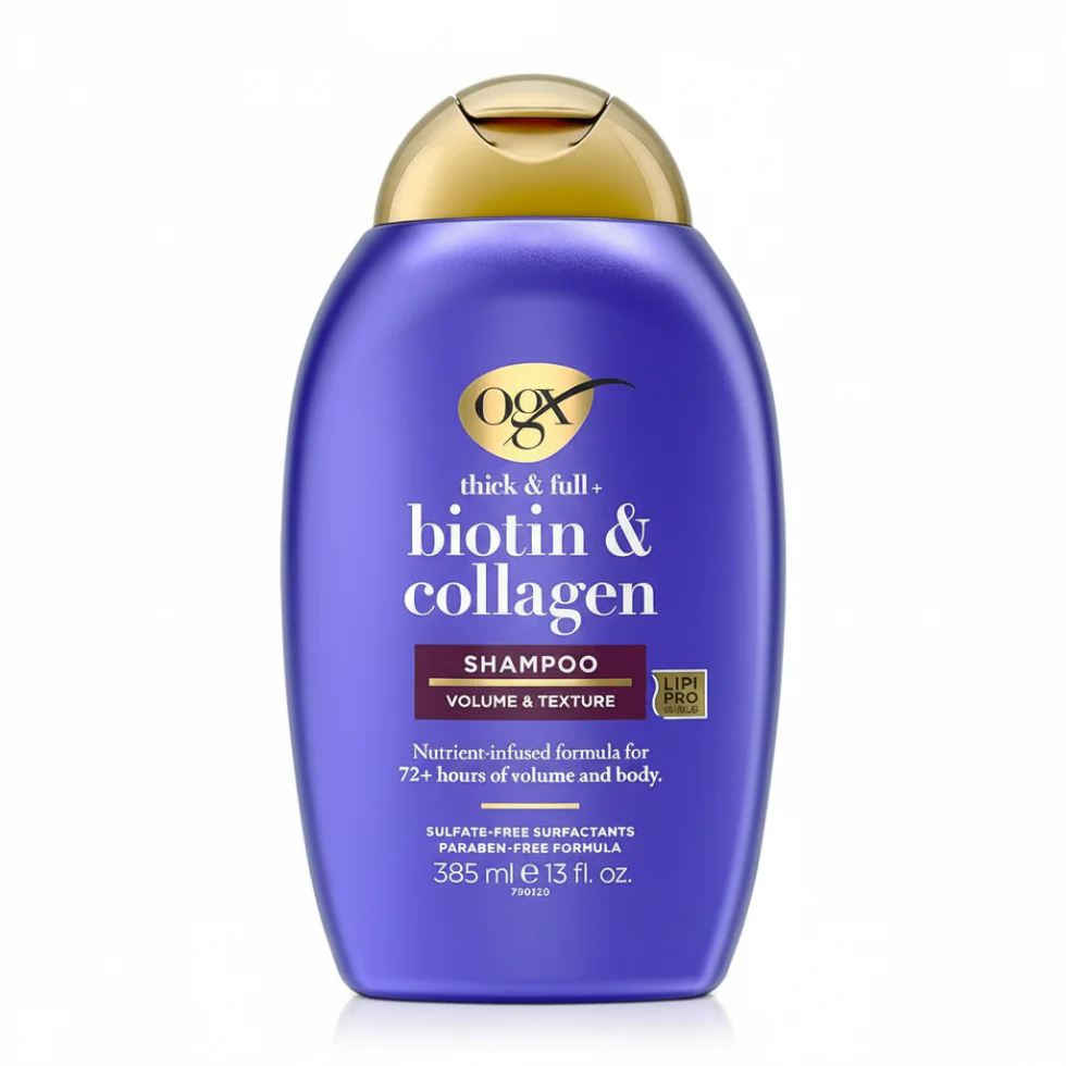 OGX Biotin & Collagen Shampoo 385ml | Thick Volumizing Full Hair Care