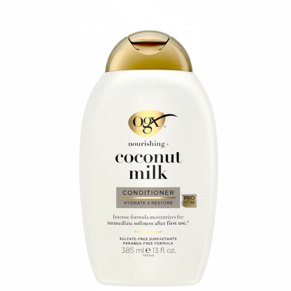 OGX Coconut Milk Conditioner 385ml | Hydrate Restore Strengthen Dry Hair Care
