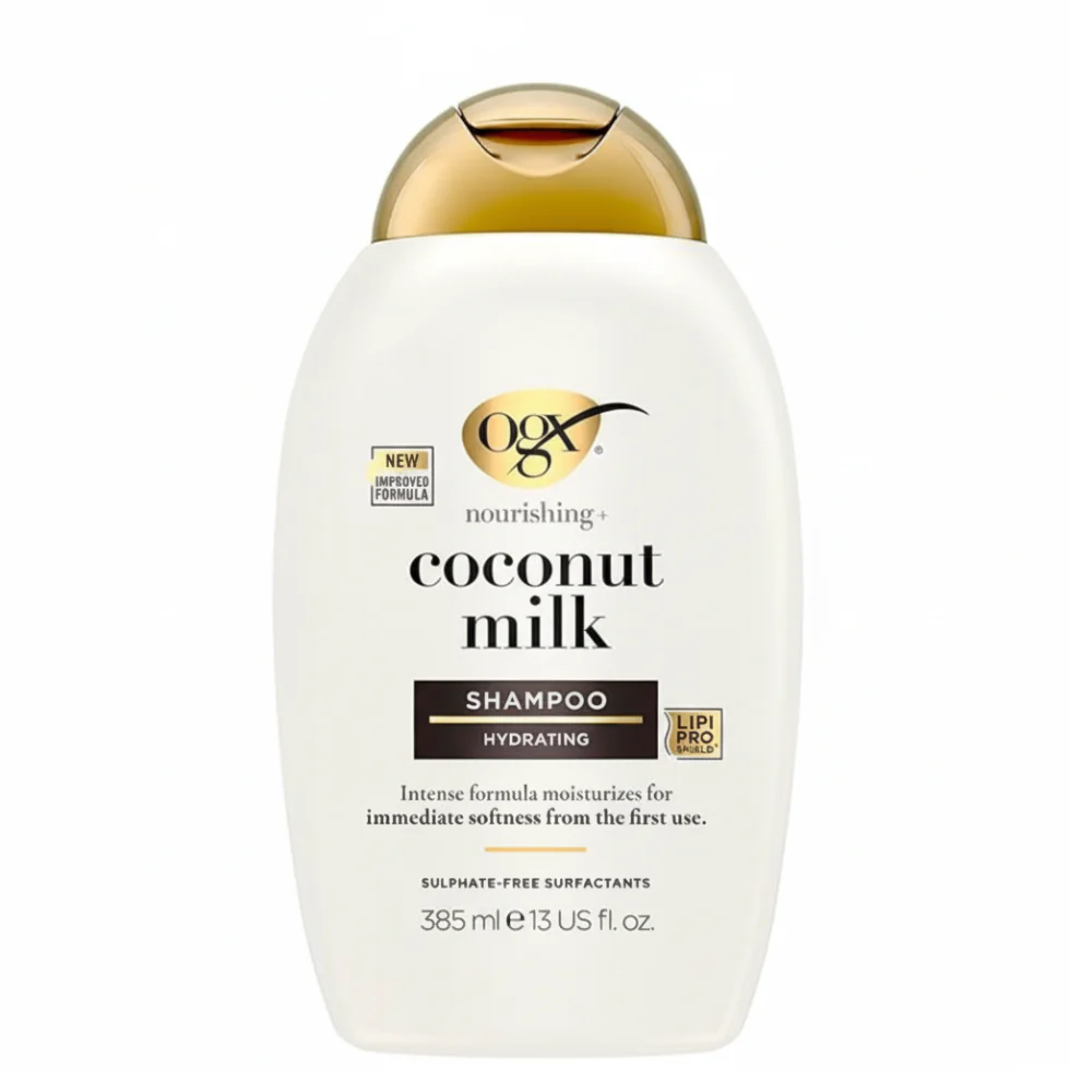 OGX Coconut Milk Shampoo 385ml | Hydrate Restore Strengthen Dry Hair Care
