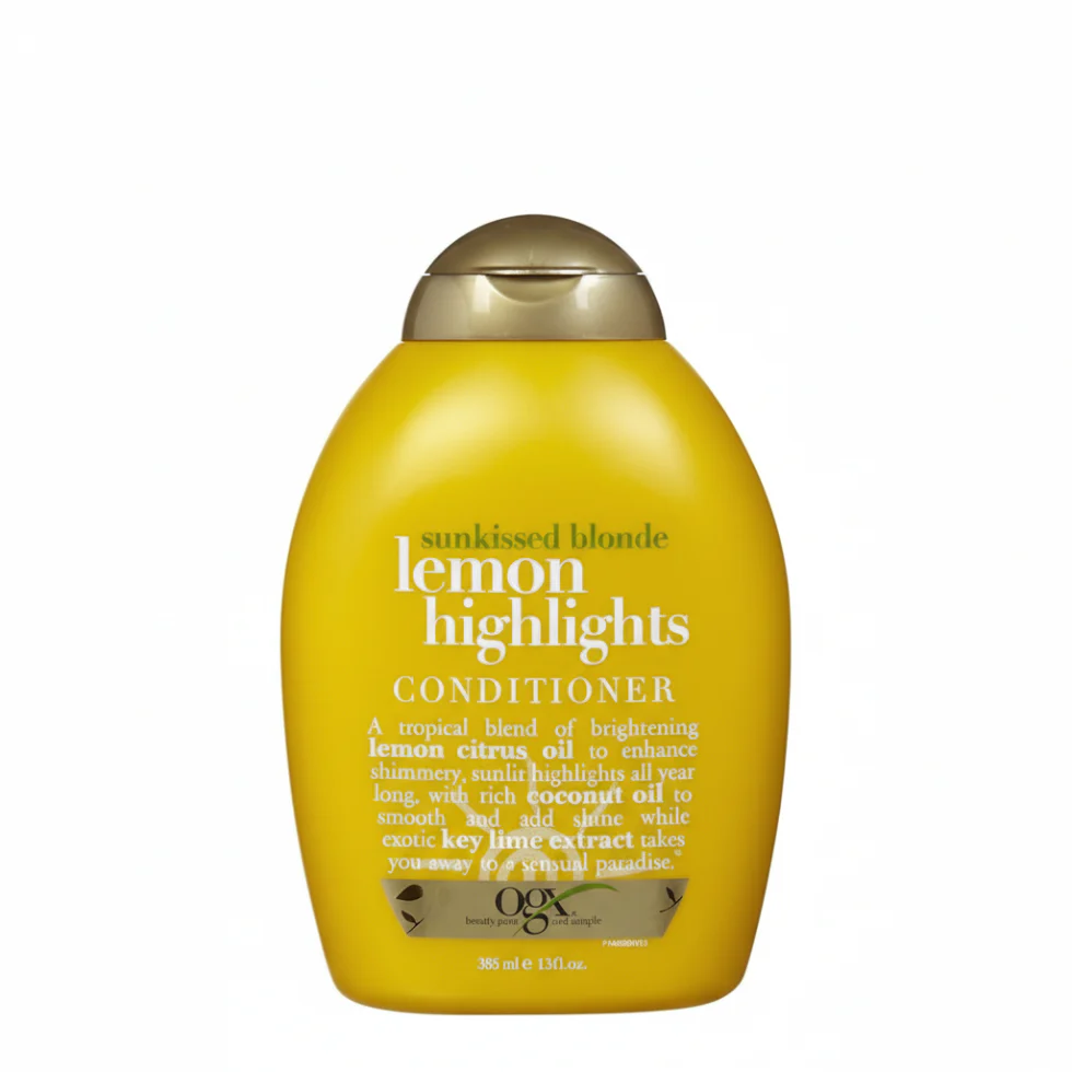 OGX Lemon Highlights Conditioner 385ml | Shine Highlight Enhancing Hair Care