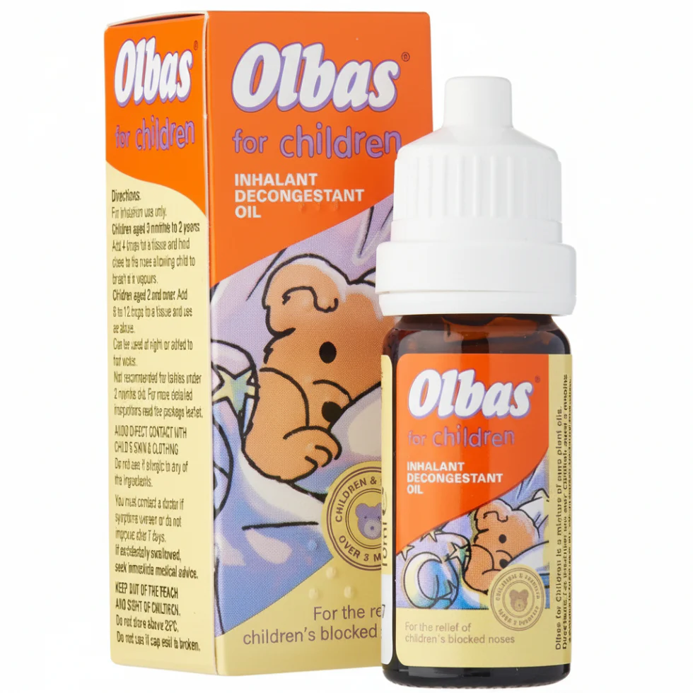 Olbas for Children Inhalant Decongestant Oil 10ml | Gentle Nasal Relief