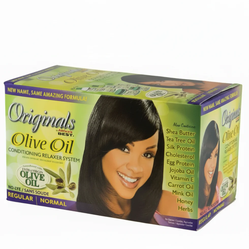 Originals Africa’s Best Olive Oil Relaxer Regular | Conditioning Hair Straightener