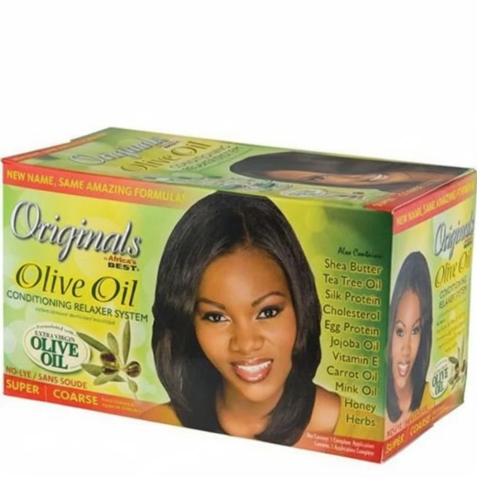 Organics Africa’s Best Olive Oil Relaxer Super | Conditioning Hair Straightening System
