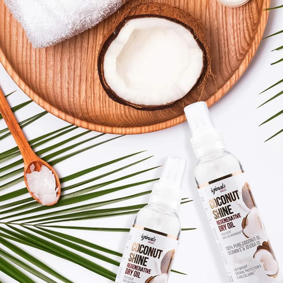 Africa's Best Coconut Shine Regenerative Dry Oil 177ml | Smooth & Protect Hair - Image 2