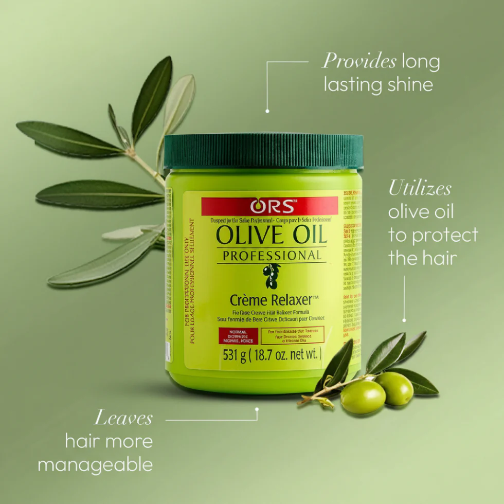 ORS Olive Oil Creme Relaxer Normal Strength 531g | Smooth & Silky Hair - Image 2