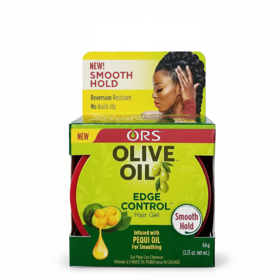 ORS Olive Oil Edge Control Gel 64g | Smooth Hold & Sleek Defined Edges