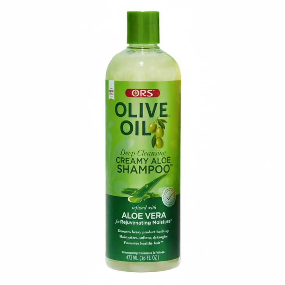 ORS Olive Oil Moisture Restore Creamy Aloe Shampoo 473ml | Hydrate & Strengthen
