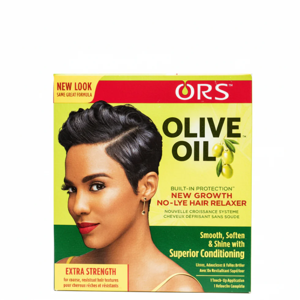 ORS Olive Oil New Growth No-Lye Relaxer Extra Strength | 1 Application Kit