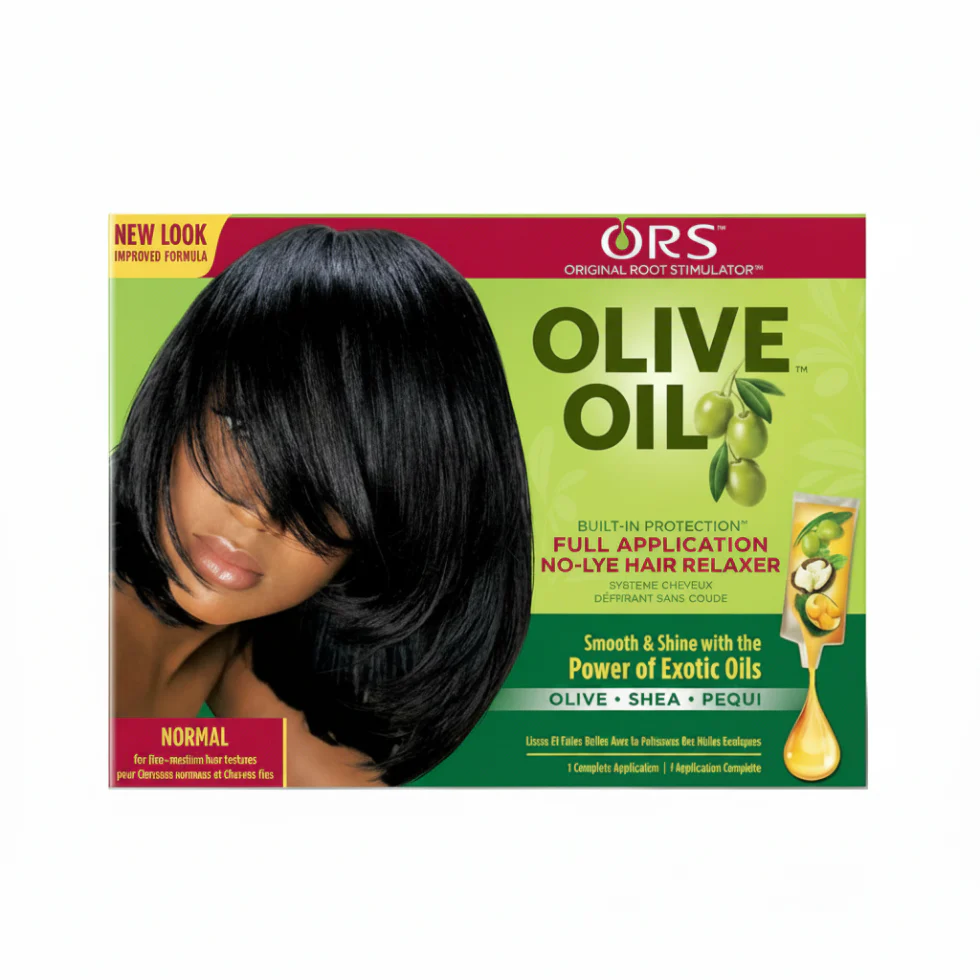 ORS Olive Oil No-Lye Hair Relaxer Full Application | Normal Strength