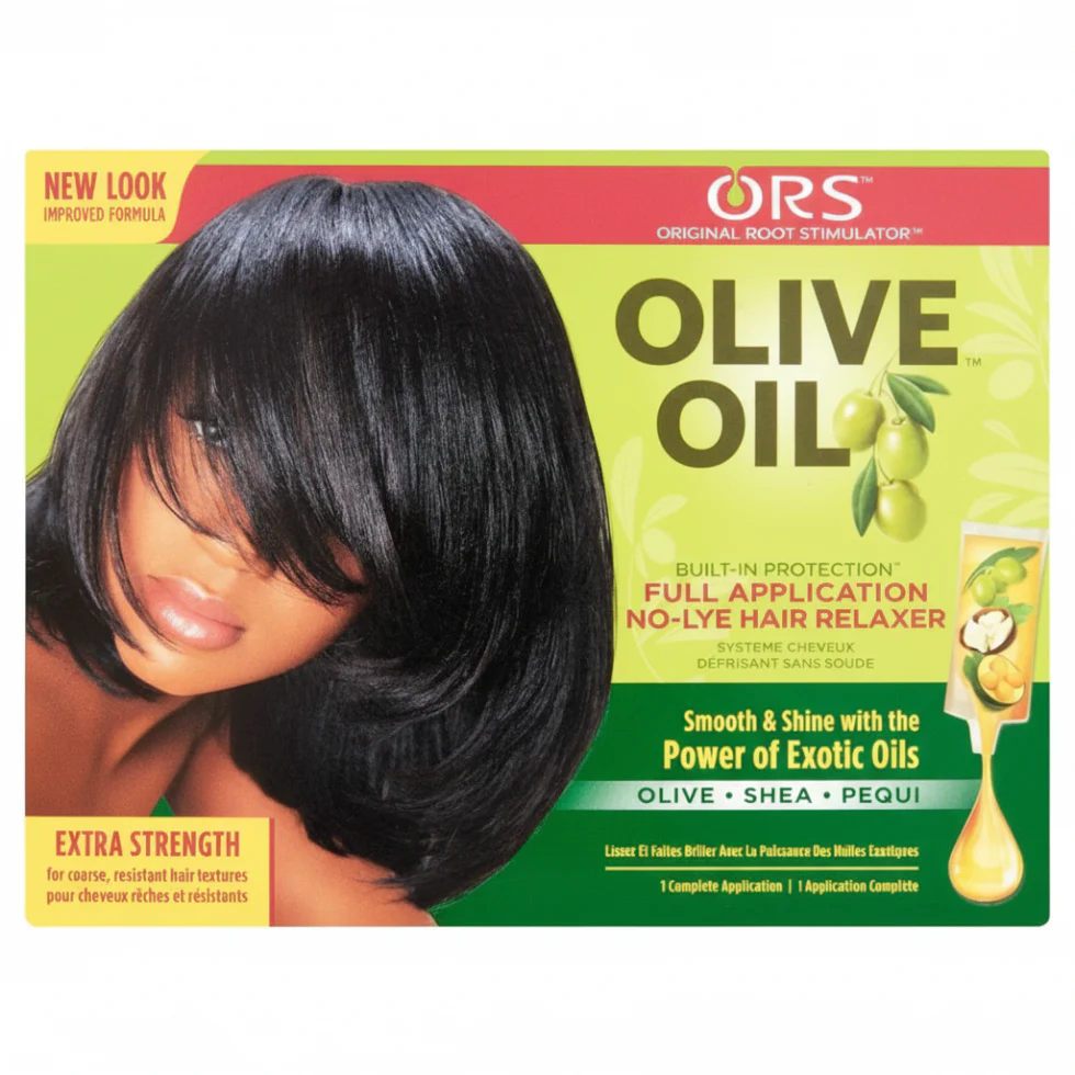 ORS Olive Oil No-Lye Hair Relaxer Full Application | Extra Strength Kit