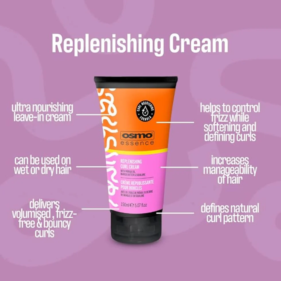 Osmo Essence Replenishing Curl Cream With Pataua , Mango Butter & Squalane-150ml/5.07 fl.oz - Image 5
