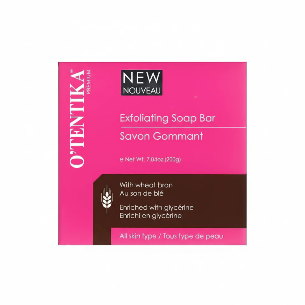 O'Tentika Premium Exfoliating Soap Bar 200g | Brightening Smooth Skin Care
