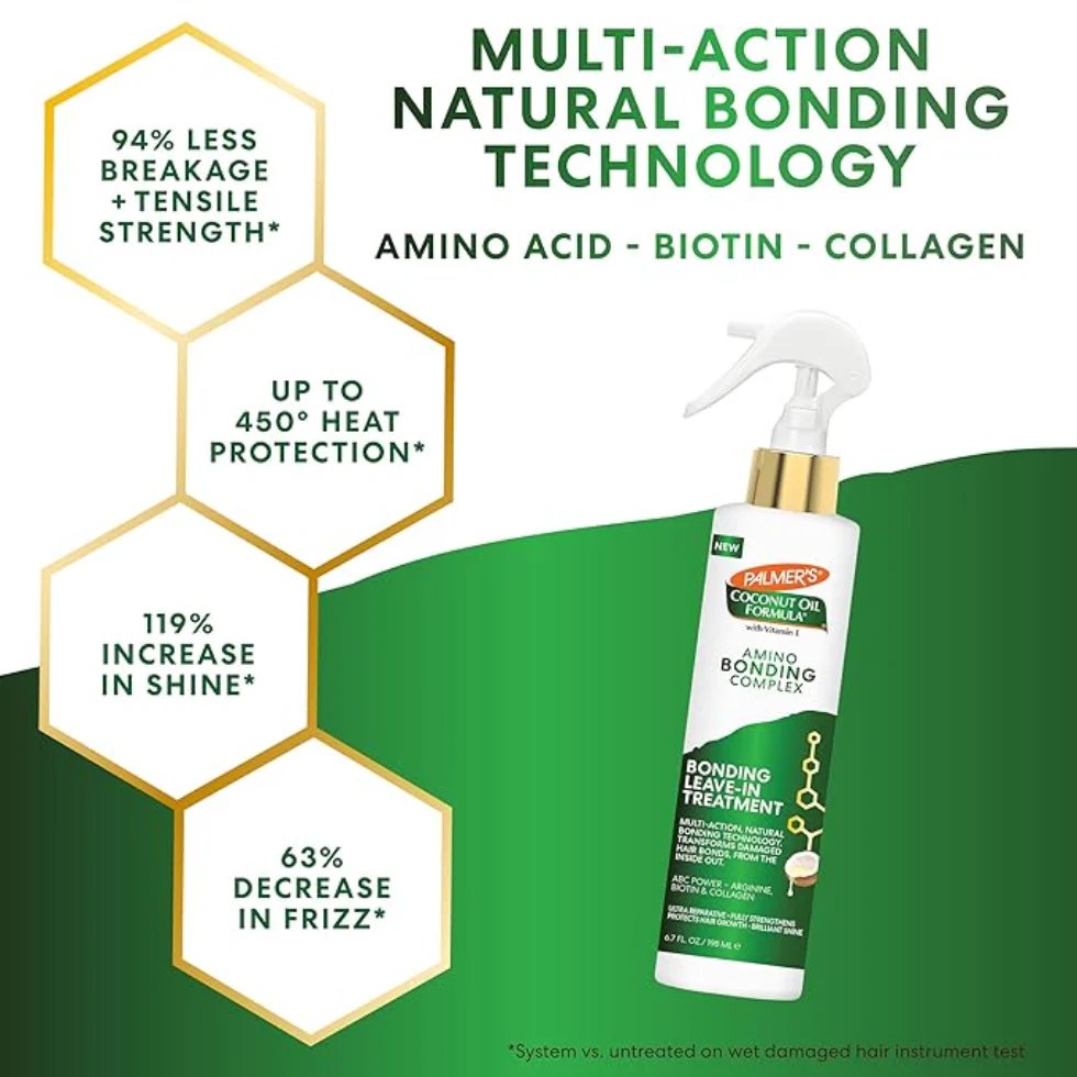 Palmers Amino Bonding Leave-In Treatment 198ml | Repair & Strengthen Hair - Image 3