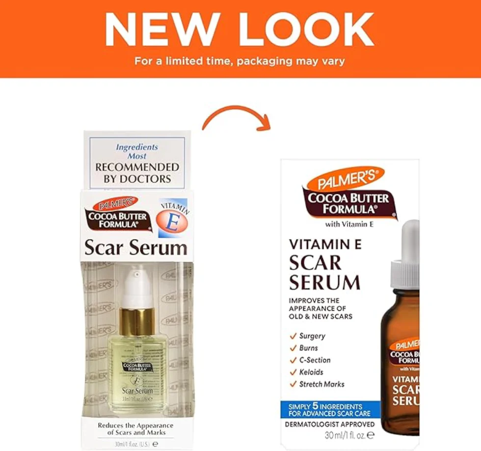 Palmers Vitamin E Scar Serum 30ml | Surgery Burns & Stretch Mark Care - Image 4