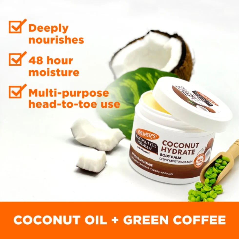 Palmers Coconut Hydrate Body Balm 100g | Deep Moisturizing Skin Repair Care - Image 5