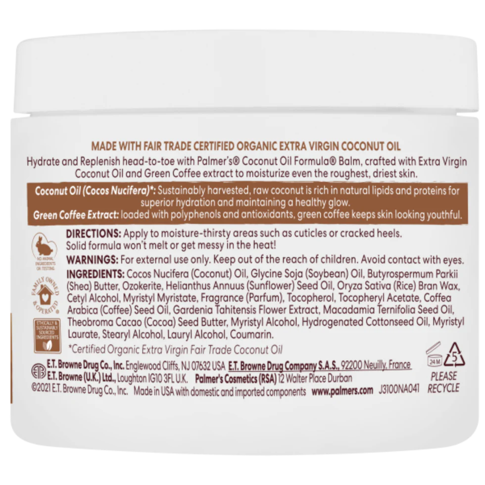 Palmers Coconut Hydrate Body Balm 100g | Deep Moisturizing Skin Repair Care - Image 6