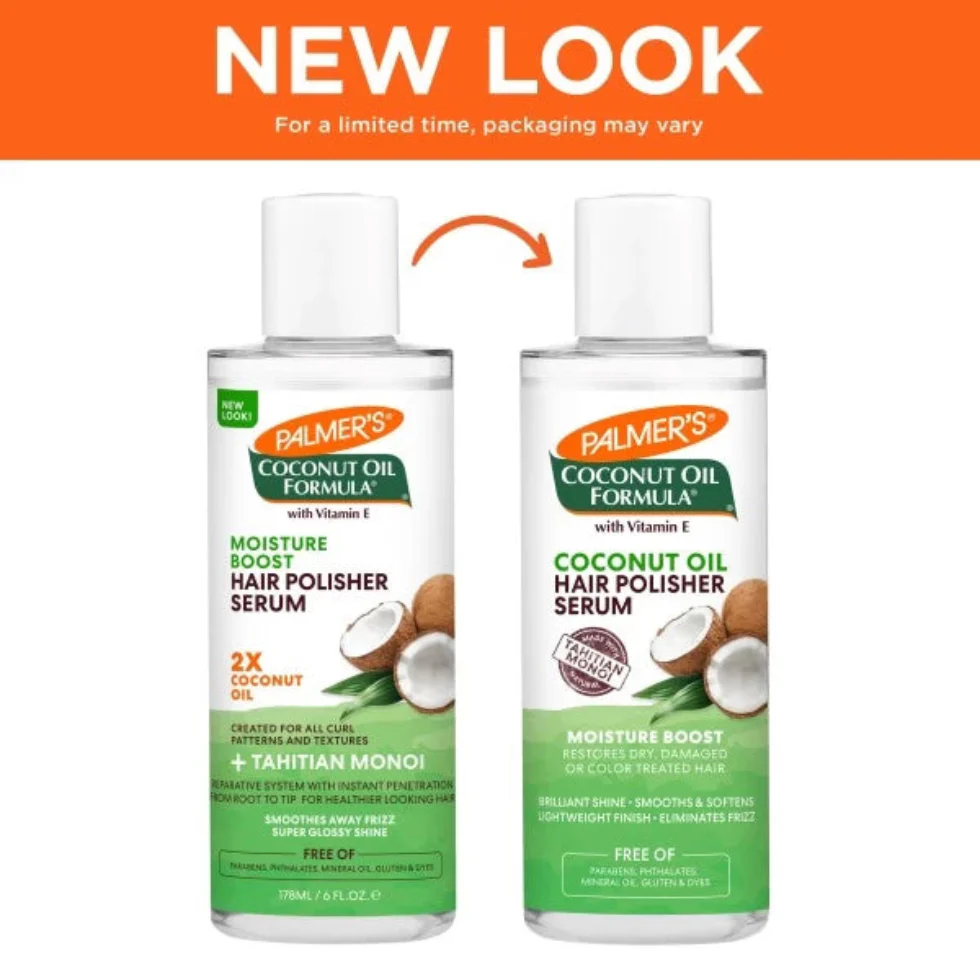 Palmers Coconut Oil Hair Polisher Serum 178g | Shine & Frizz Control - Image 2