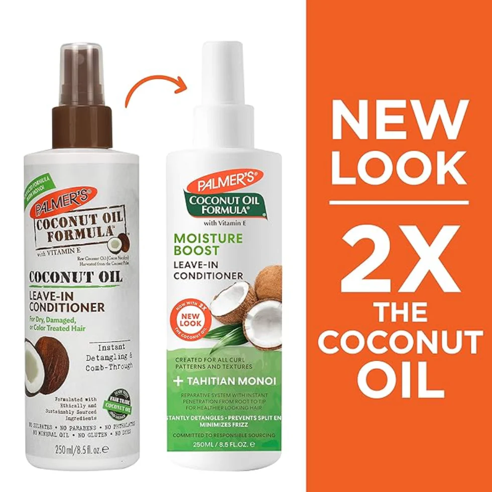 Palmer’s Coconut Oil Leave-In Conditioner 250ml | Repair Dry & Color-Treated Hair - Image 3