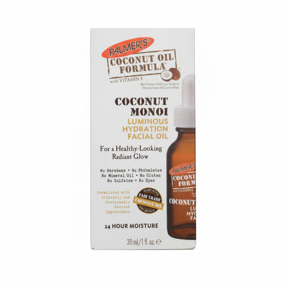 Palmers Coconut Monoi Facial Oil 30ml | Radiant Glow Hydrating Face Oil