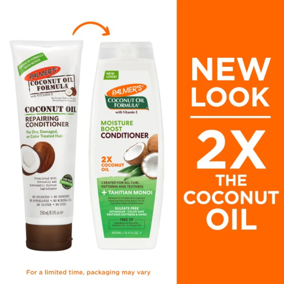 Palmer’s Coconut Oil Conditioner Moisture Boost 400ml | Repair Dry & Damaged Hair - Image 3