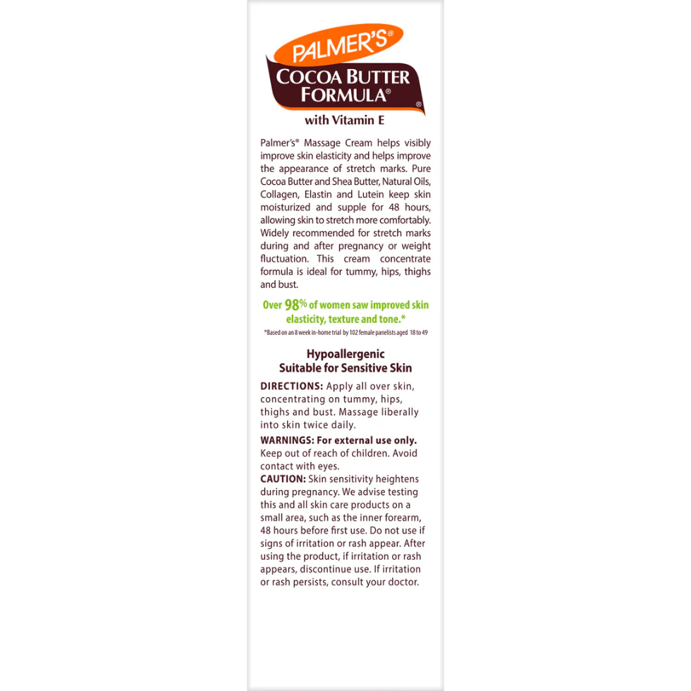 Palmers Cocoa Butter Massage Cream 125g | Stretch Marks Care & Skin Repair - Image 3