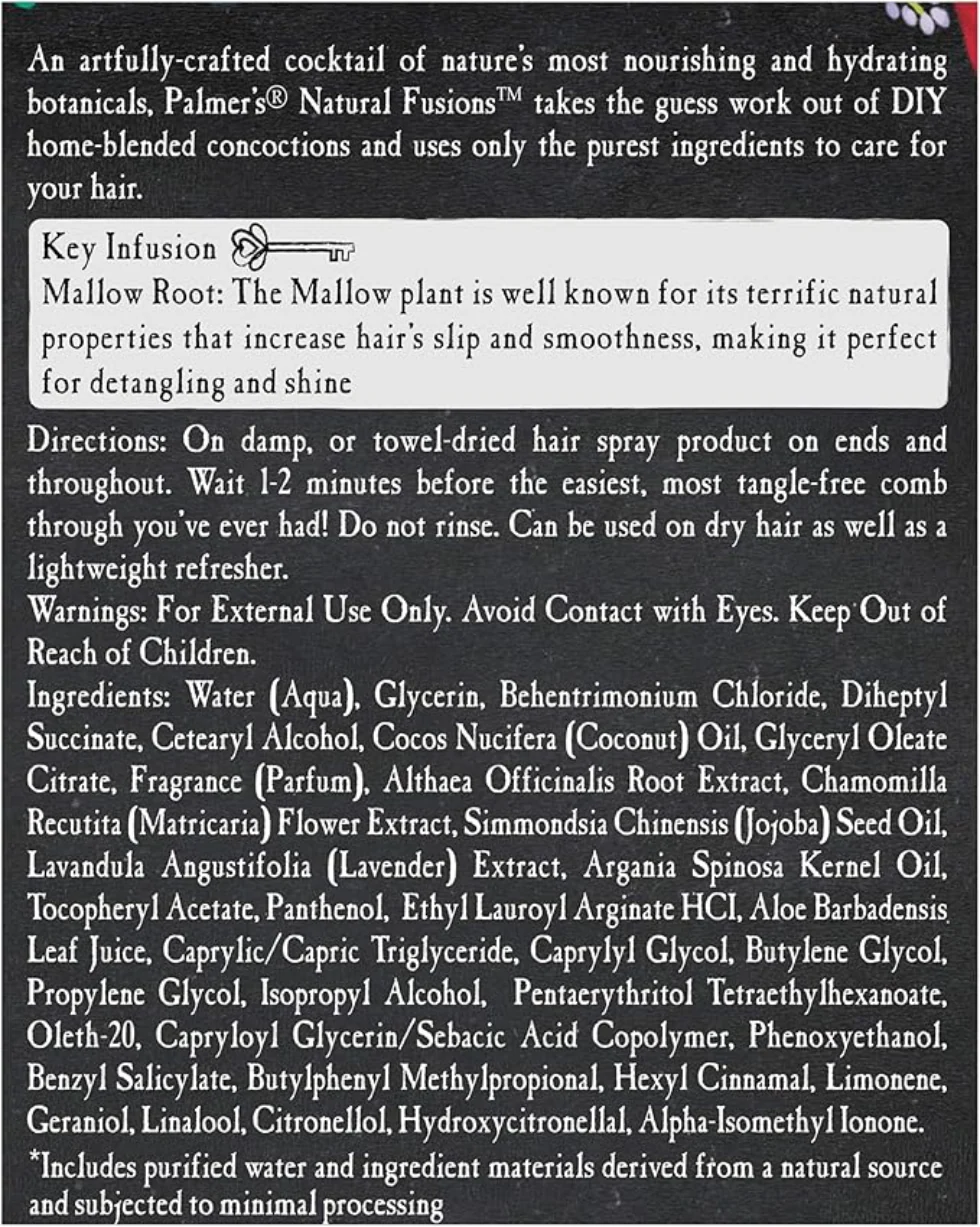 Palmers Mallow Root Leave In Conditioner 250ml | Detangle & Shine Hair - Image 4