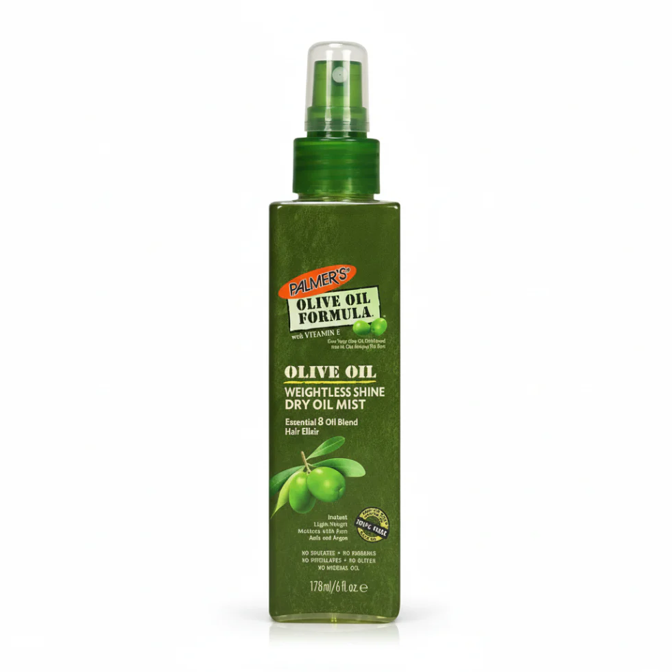 Palmer’s Olive Oil Weightless Shine Dry Oil Mist 178ml | Frizz Control & Gloss Hair