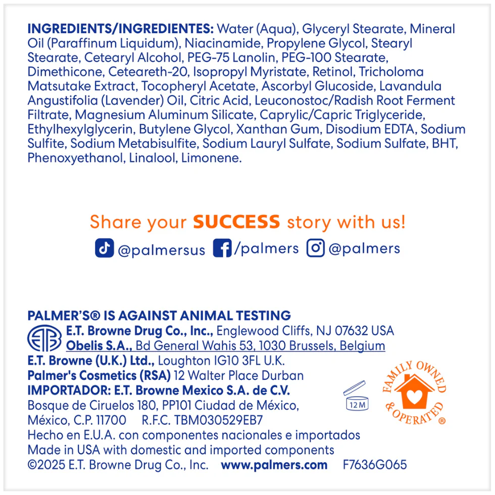 Palmers Skin Success Night Fade Cream 75g | Dark Spot Brightening Care - Image 3