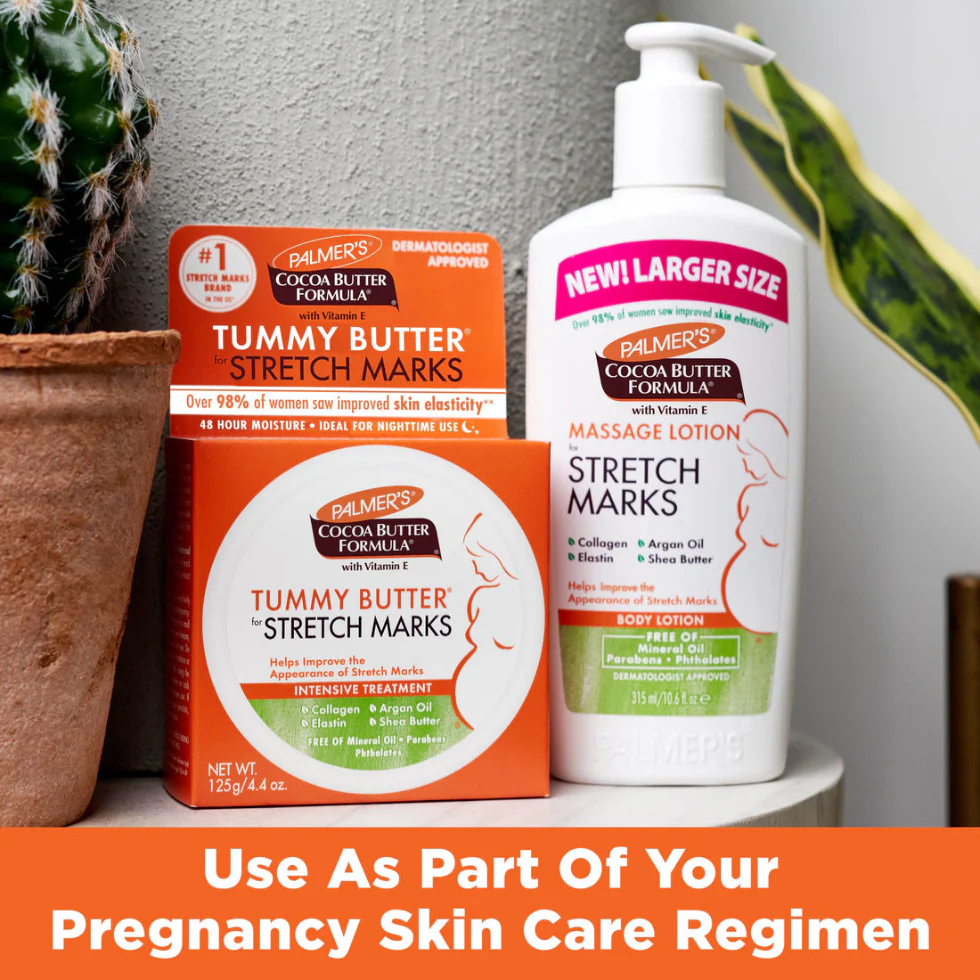Palmers Tummy Butter 125g | Stretch Marks Care Skin Elasticity Support - Image 3