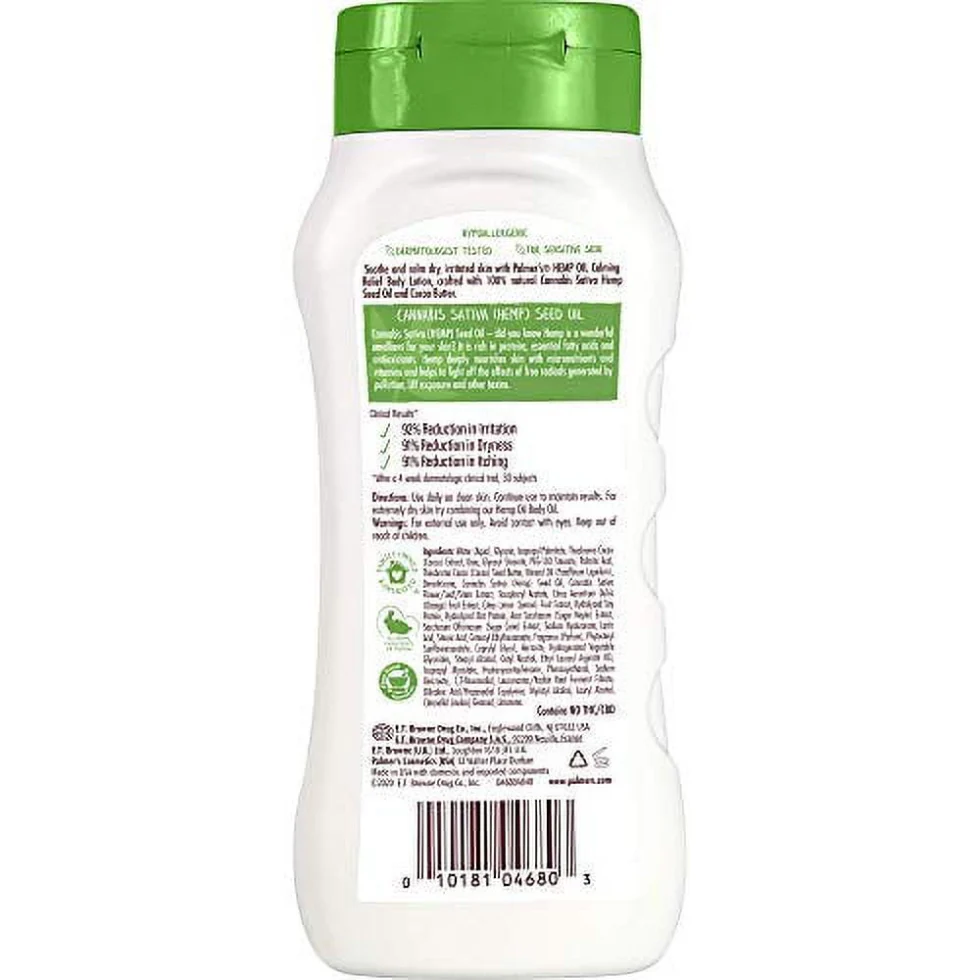 Palmers Hemp Oil Body Lotion 235ml | Calming Relief for Dry Skin Hydration - Image 2