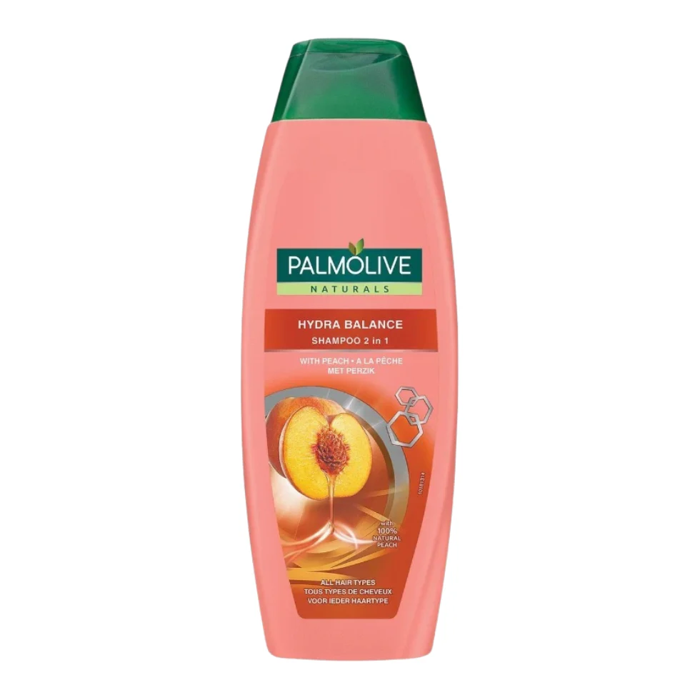 Palmolive 2-in-1 Hydra Balance Peach Shampoo 350ml | Moisture Care Cleanser