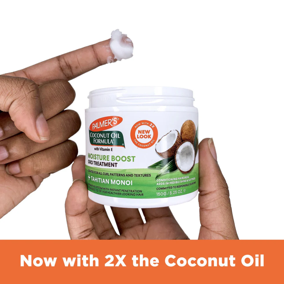 Palmers Coconut Oil Hairdress Moisture Gro | Dry Damaged Colour Treated Hair - Image 3
