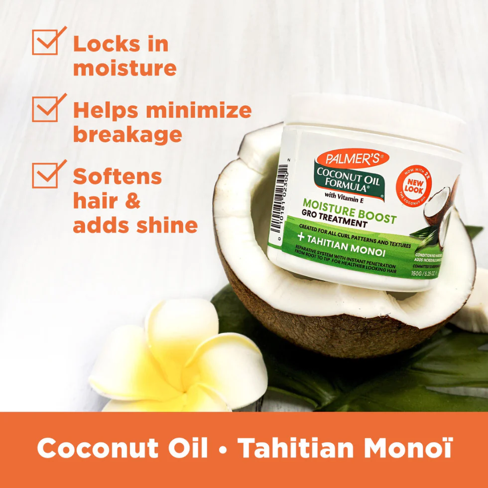 Palmers Coconut Oil Hairdress Moisture Gro | Dry Damaged Colour Treated Hair - Image 6