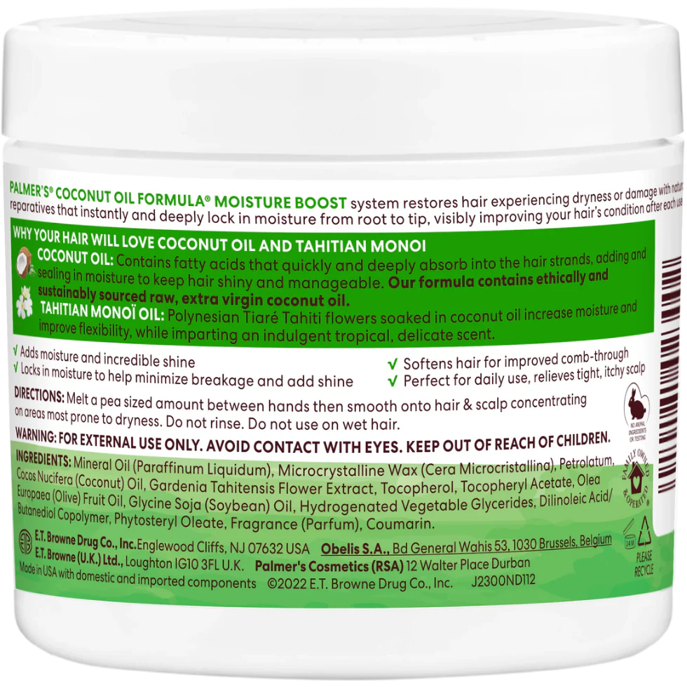 Palmers Coconut Oil Hairdress Moisture Gro | Dry Damaged Colour Treated Hair - Image 8