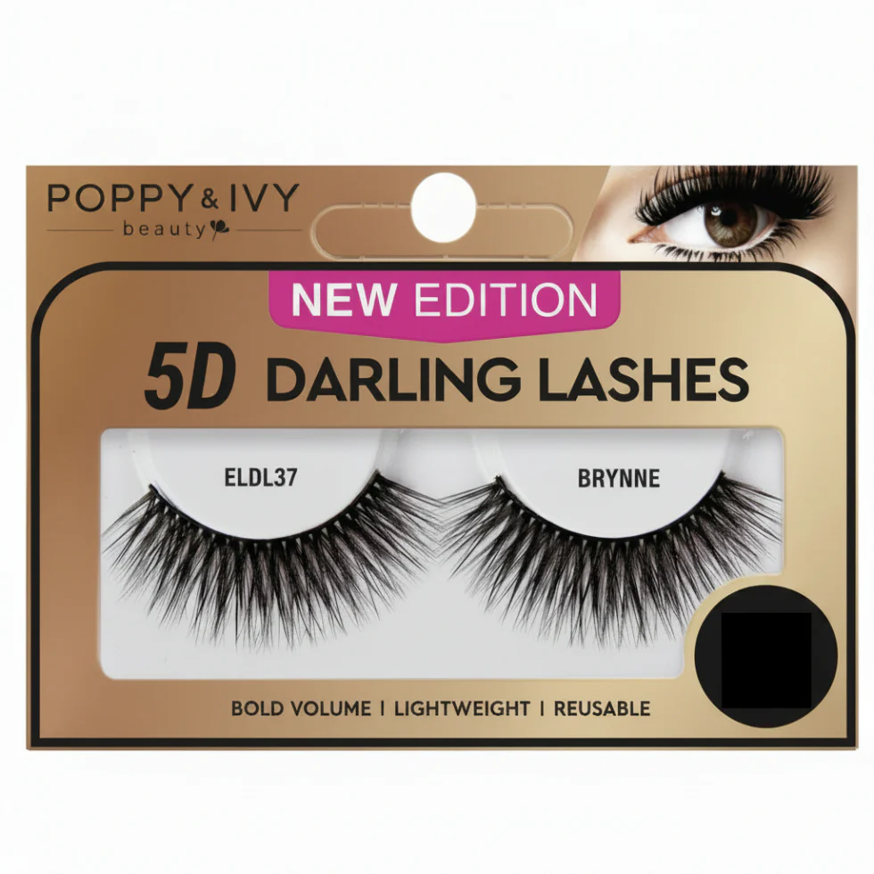 Poppy & Ivy 5D Darling Lashes | Voluminous Lightweight False Eyelashes