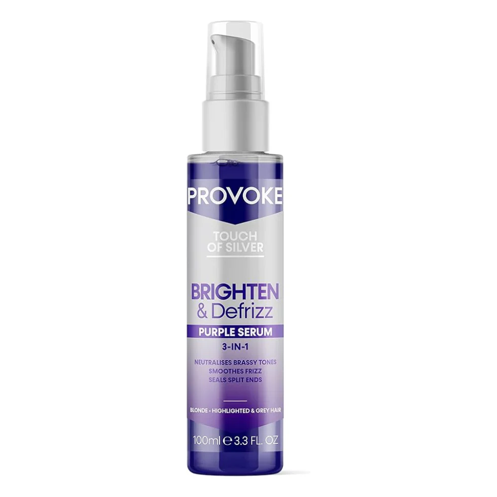 Pro:Voke Touch Of Silver Purple Serum 100ml | Anti-Frizz & Tone Control