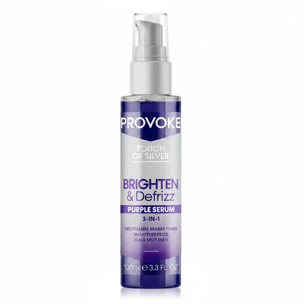 Provoke Brighten & Defrizz Purple Serum 100ml | 3-in-1 Tone & Smooth