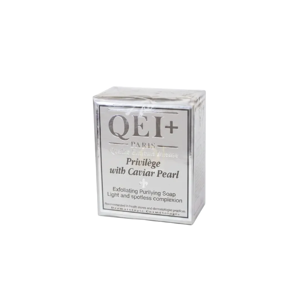 QEI+ Privilege Caviar Soap 200g | Exfoliating Brightening Skin Care