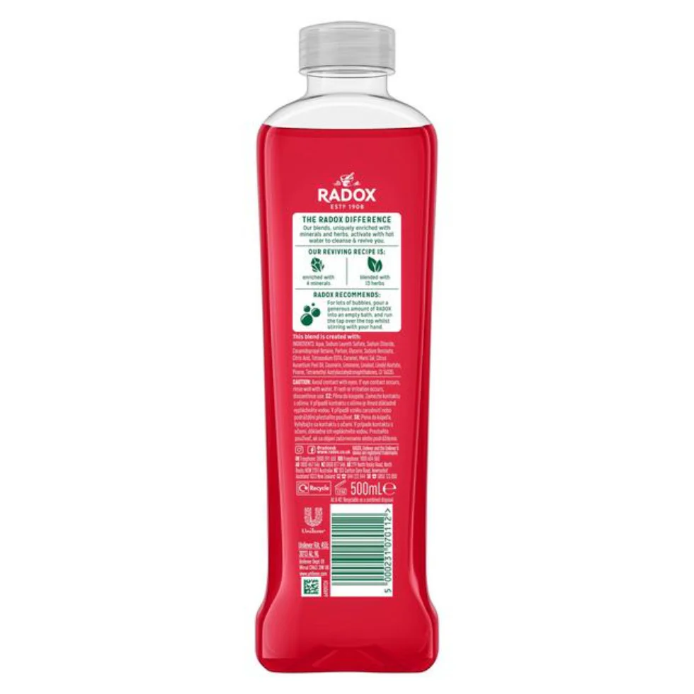 RADOX Muscle Therapy Bath Soak 500ml | Relax & Soothe Tired Muscles - Image 5