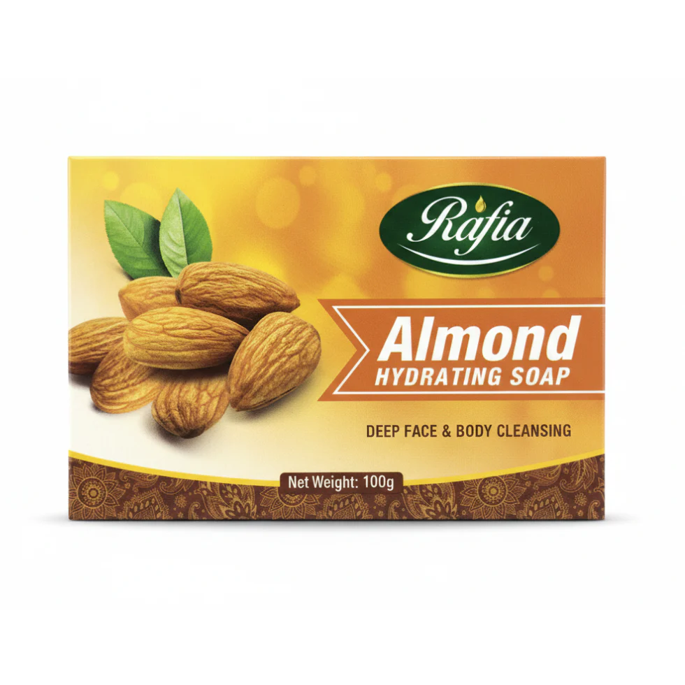 Rafia Almond Soap 100g | Nourish, Soften & Hydrate Skin Naturally