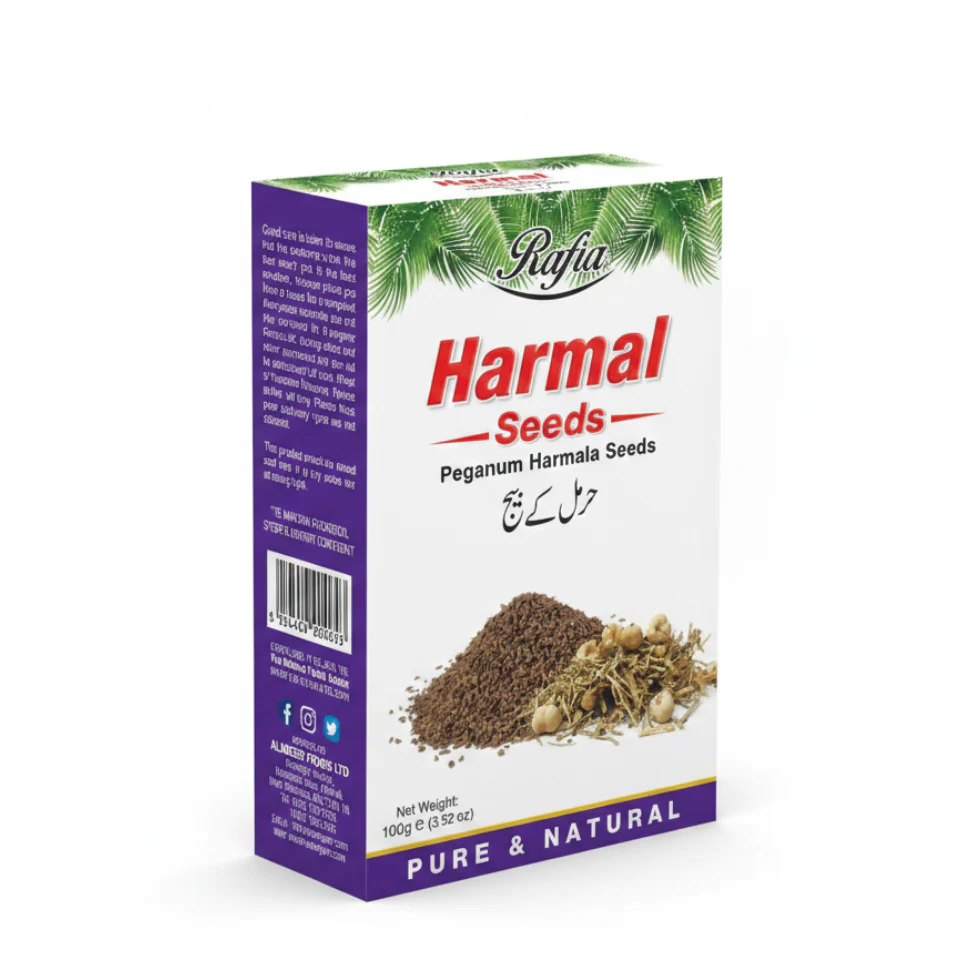 Rafia Harmal Seeds 100g | Herbal Wellness & Traditional Healing