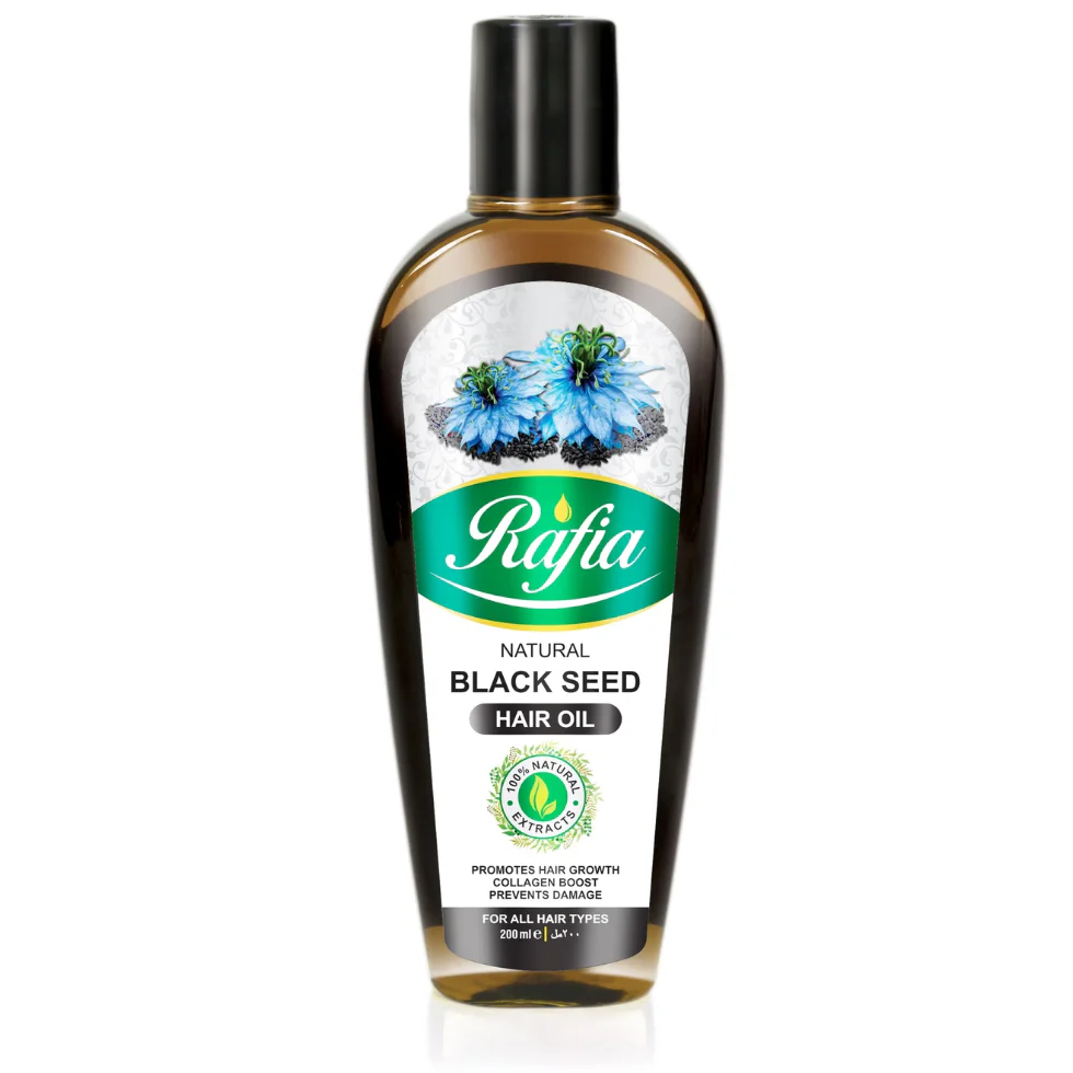 Rafia Black Seed Hair Oil 200ml | Strengthen & Hair Growth Care