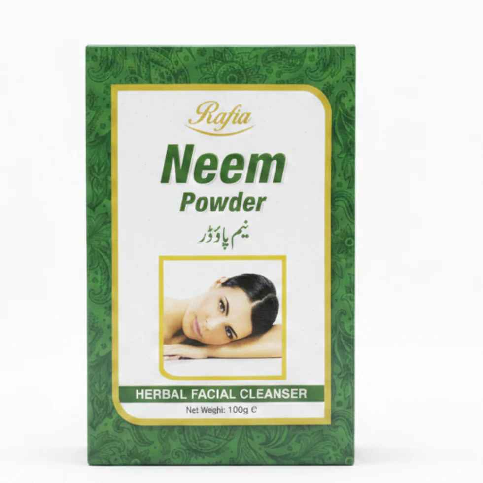 Rafia Neem Powder 100g | Acne Control & Deep Cleansing Skin Care