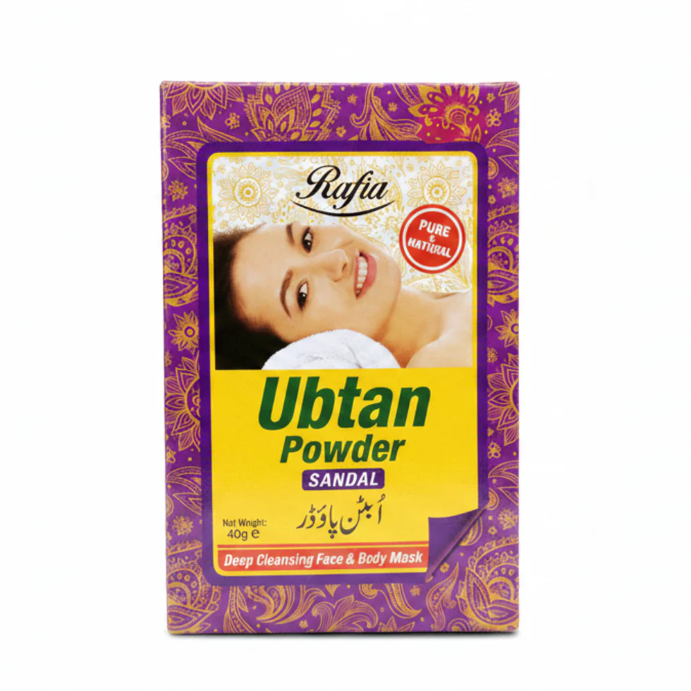 Rafia Ubtan Powder 40g | Natural Skin Brightening & Deep Cleansing