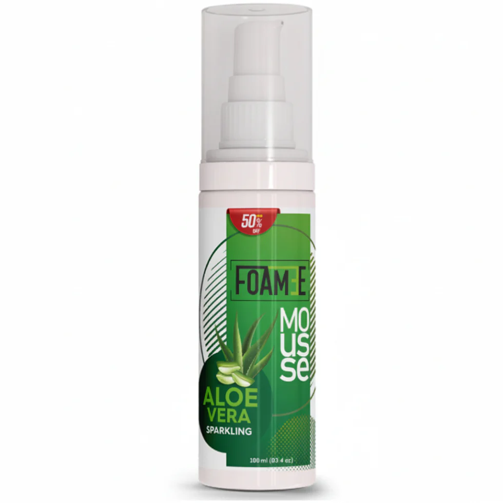 RAW Foame Mousse Aloe Vera Sparkling 300ml | Volume & Shine Hair Mousse